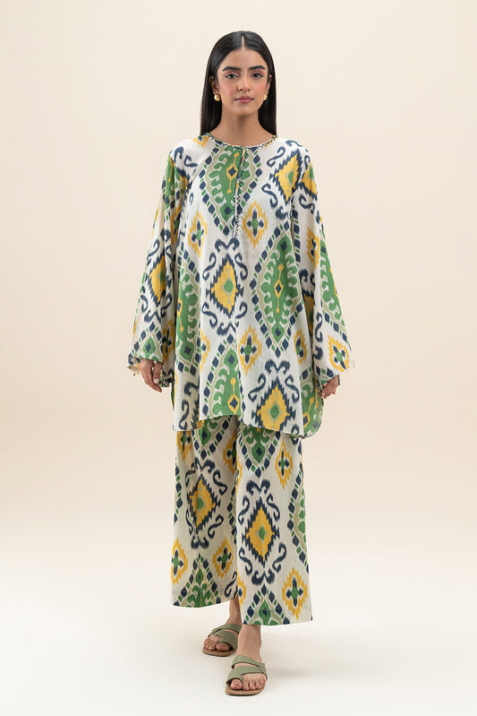 2 PIECE PRINTED LAWN SUIT (PRET)