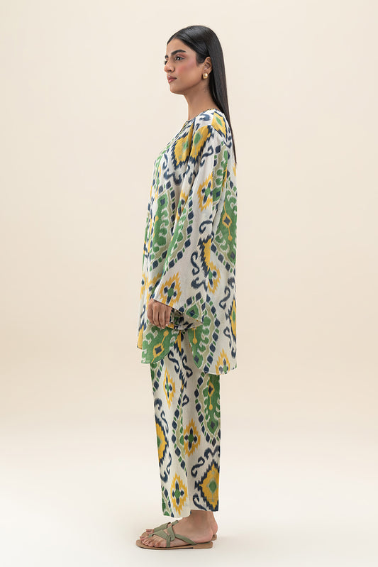 2 PIECE PRINTED LAWN SUIT (PRET)