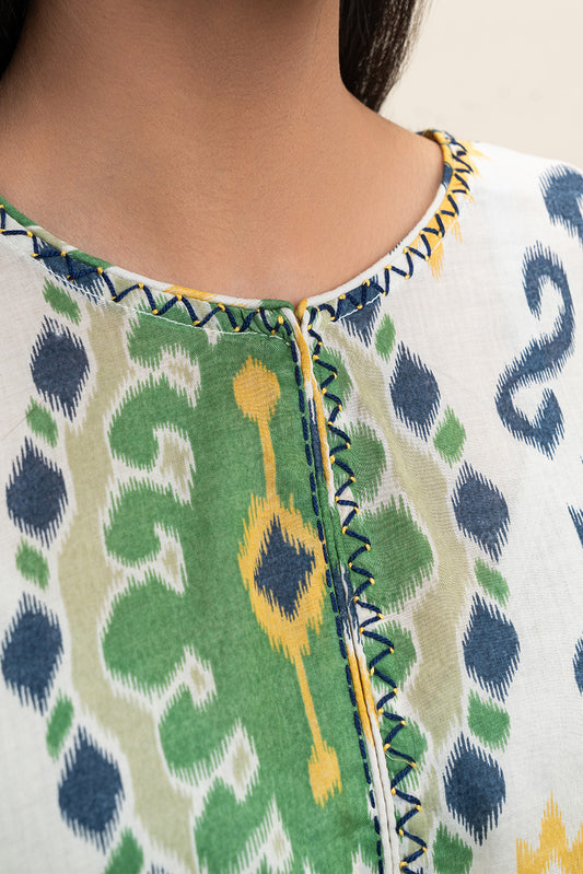 2 PIECE PRINTED LAWN SUIT (PRET)