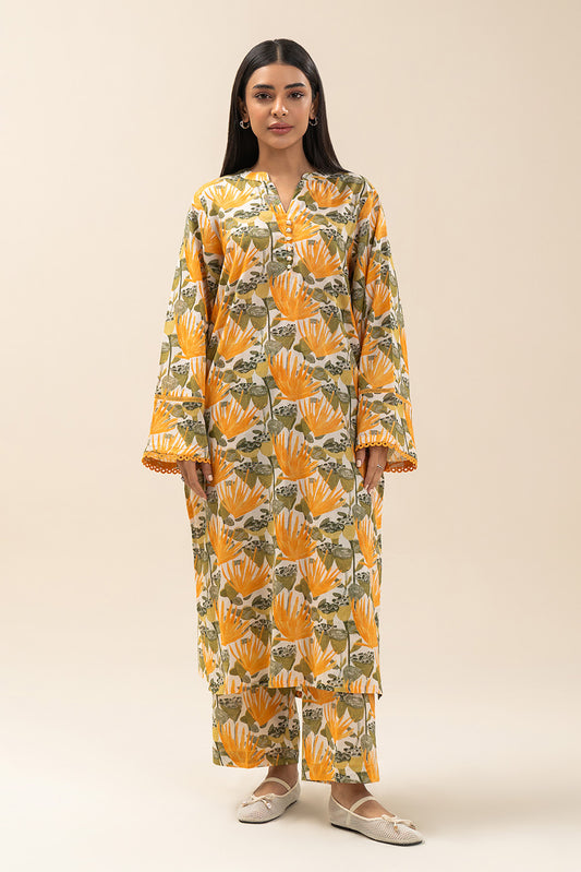 2 PIECE PRINTED LAWN SUIT (PRET)