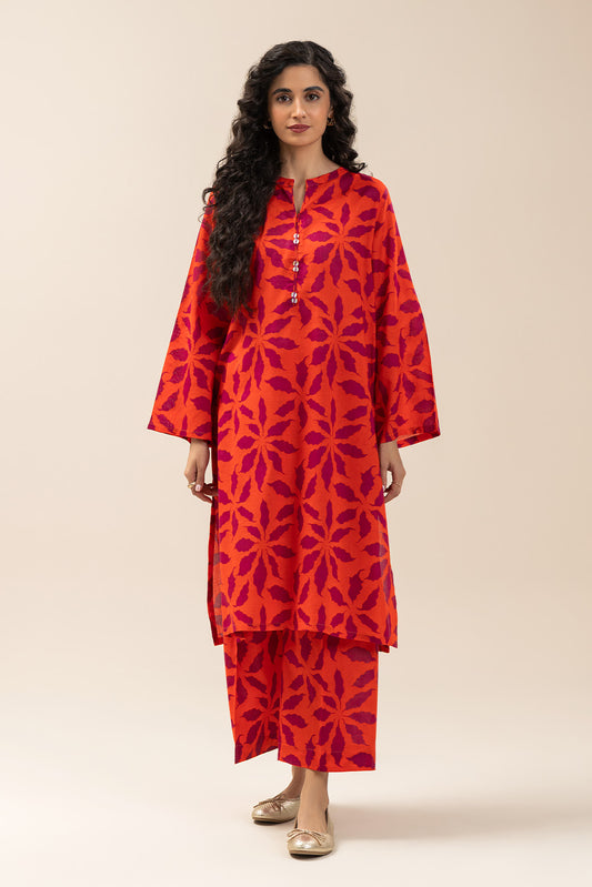 2 PIECE PRINTED LAWN SUIT (PRET)