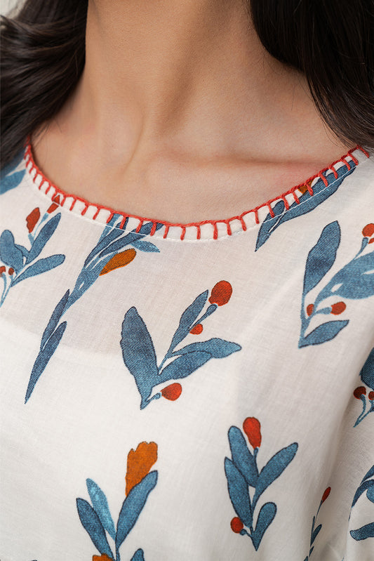 PRINTED LAWN SHIRT (PRET)