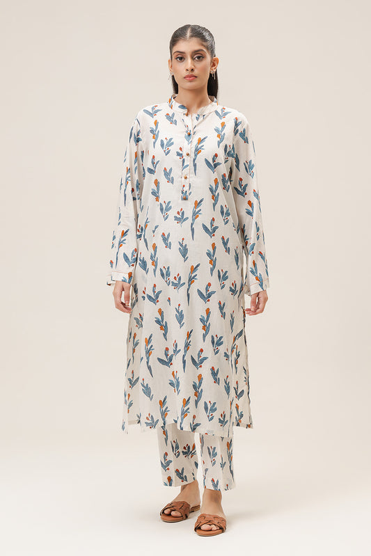 2 PIECE PRINTED LAWN SUIT (PRET)