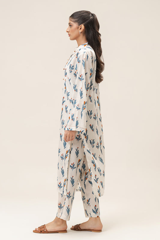2 PIECE PRINTED LAWN SUIT (PRET)