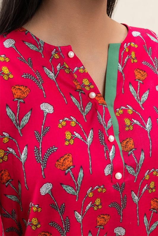 PRINTED LAWN SHIRT (PRET)