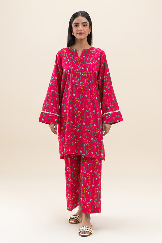 2 PIECE PRINTED LAWN SUIT (PRET)