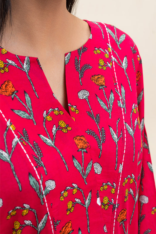 2 PIECE PRINTED LAWN SUIT (PRET)