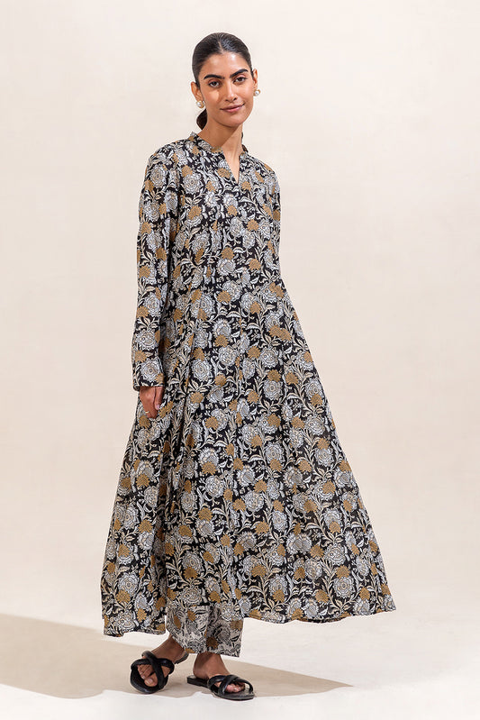 2 PIECE PRINTED LAWN SUIT-RAVEN GRACE (UNSTITCHED)