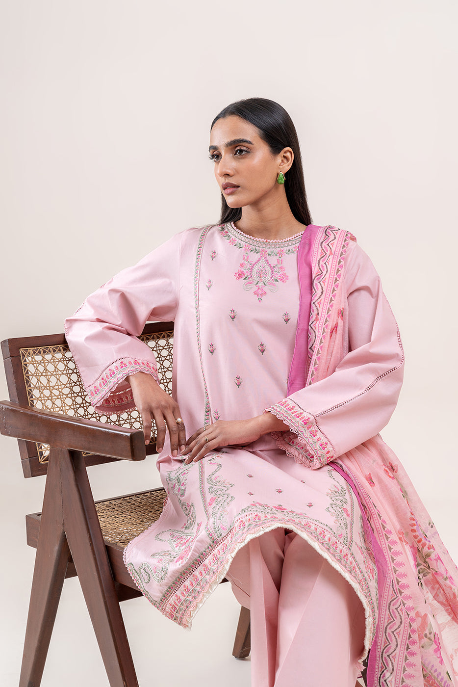 3 PIECE EMBROIDERED LAWN SUIT-CELESTIAL CHARM (UNSTITCHED)