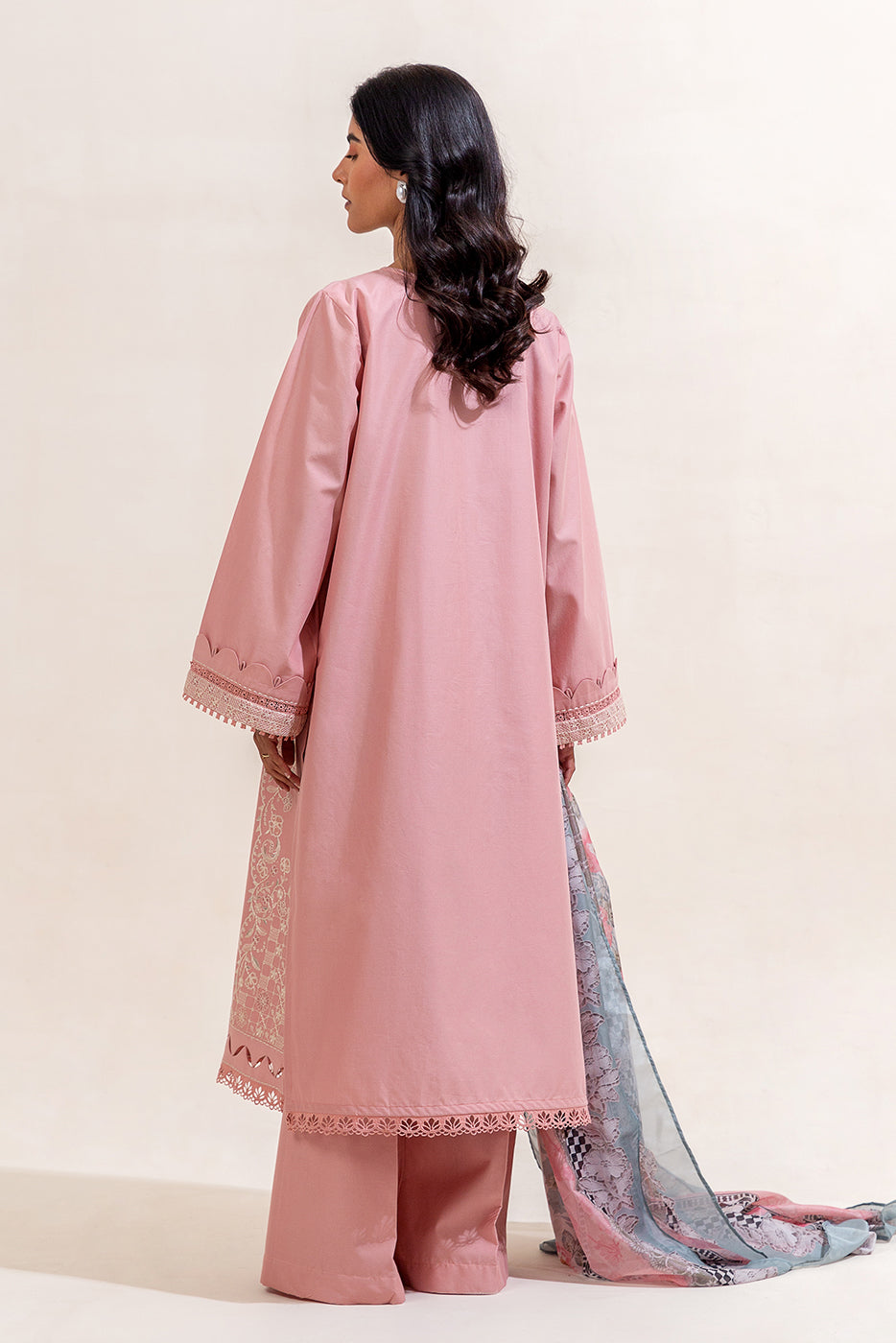 3 PIECE EMBROIDERED LAWN SUIT-BLUSH AURA (UNSTITCHED)