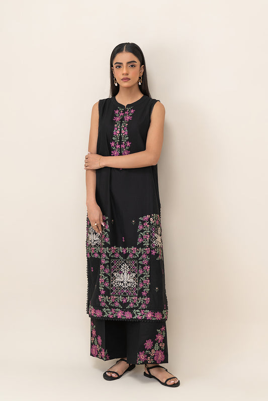 2 PIECE EMBROIDERED LAWN SUIT-MULBERRY GLAM (UNSTITCHED)