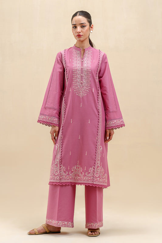 2 PIECE EMBROIDERED LAWN SUIT-ROSALINE PEARL (UNSTITCHED)