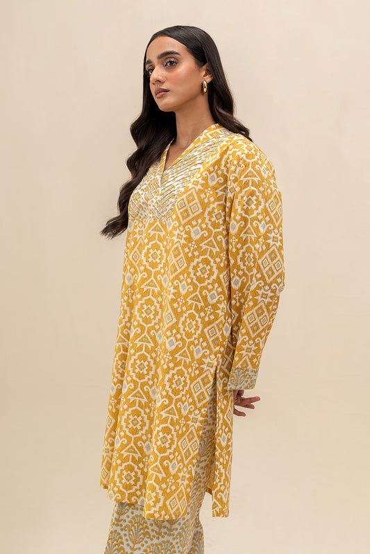 2 PIECE PRINTED LAWN SUIT-MEDALLION TALE (UNSTITCHED)