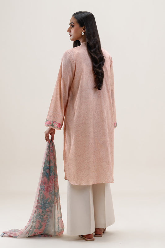 2 PIECE EMBROIDERED LAWN SUIT-BLUSH AURA (UNSTITCHED)