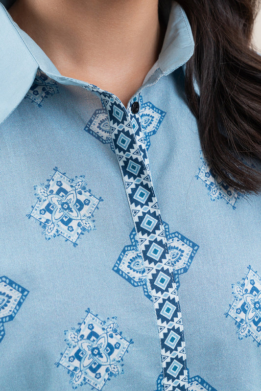 3 PIECE PRINTED LAWN SUIT-CAROLINA GEM (UNSTITCHED)