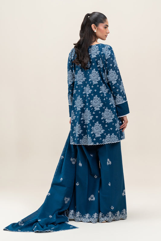 3 PIECE EMBROIDERED LAWN LAWN SUIT-MIDNIGHT DRAFT (UNSTITCHED)