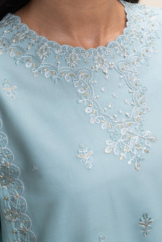 3 PIECE EMBROIDERED LAWN SUIT-PASTEL GLOW (UNSTITCHED)