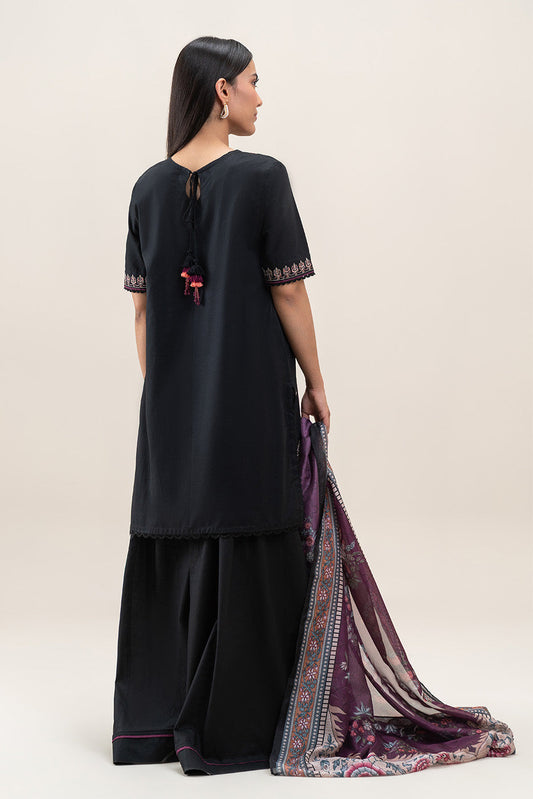 3 PIECE EMBROIDERED LAWN SUIT-RAVEN VOGUE (UNSTITCHED)