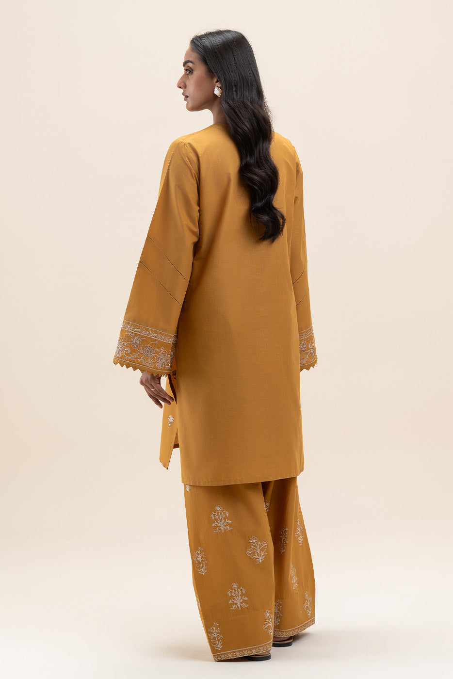 2 PIECE EMBROIDERED LAWN SUIT-CANARY AURA (UNSTITCHED)