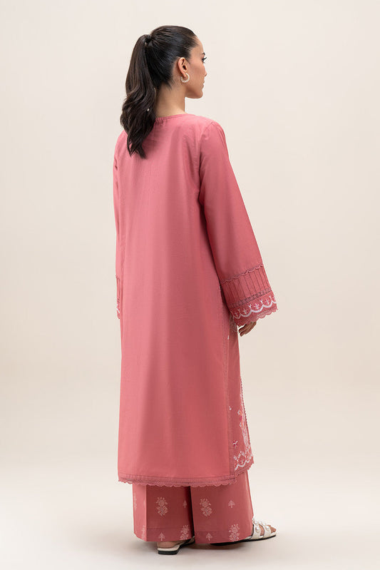 2 PIECE EMBROIDERED LAWN SUIT-ROSE VERVE (UNSTITCHED)