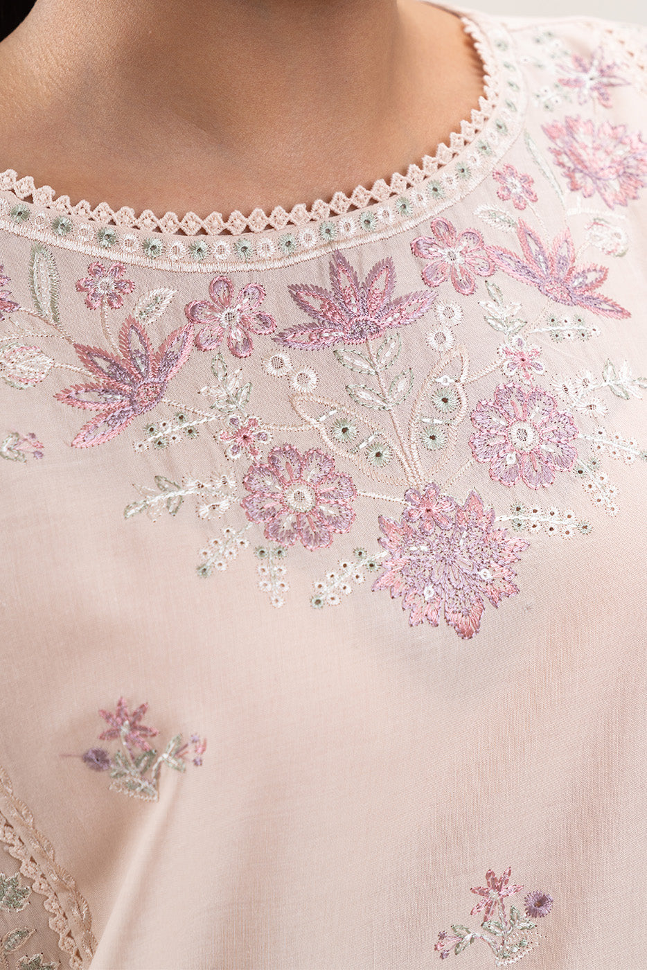 3 PIECE EMBROIDERED LAWN SUIT-SUNSET SPLENDOR (UNSTITCHED)
