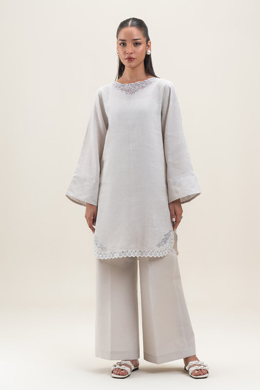 2 PIECE EMBROIDERED YAN DYED JACQUARD SUIT-NORTHERN SKY (UNSTITCHED)