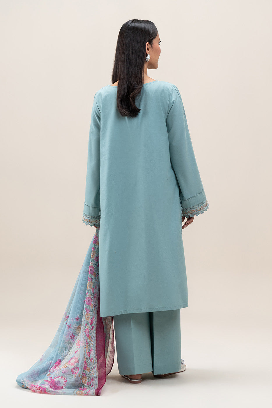 3 PIECE EMBROIDERED LAWN SUIT-SAPPHIRE BREEZE (UNSTITCHED)