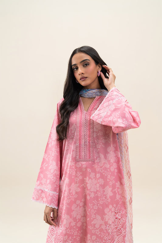 2 PIECE EMBROIDERED LAWN SUIT-RADIANT MUSE (UNSTITCHED)