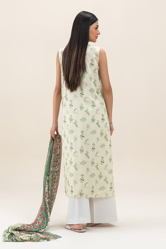 2 PIECE EMBROIDERED LAWN SUIT-PORCELAIN GRACE (UNSTITCHED)
