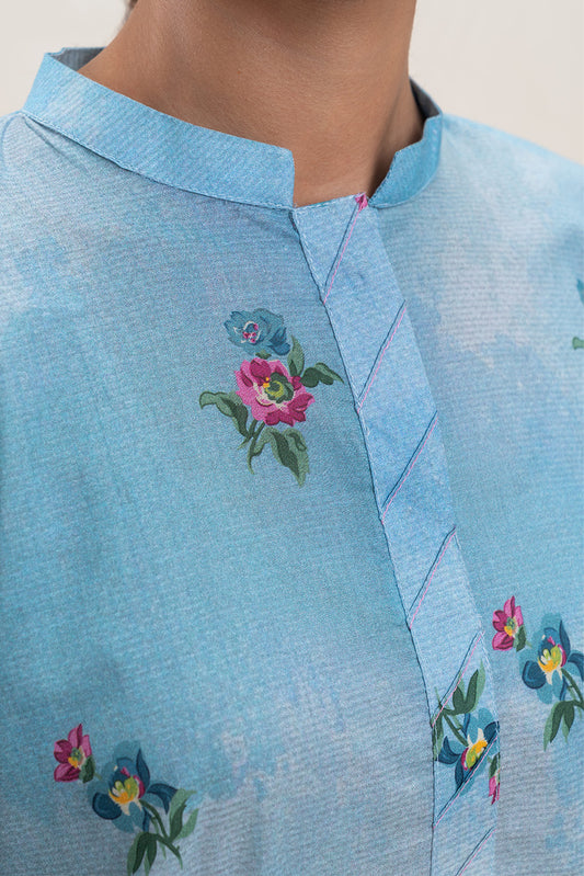 3 PIECE PRINTED LAWN SUIT-RADIANT TRIBE (UNSTITCHED)