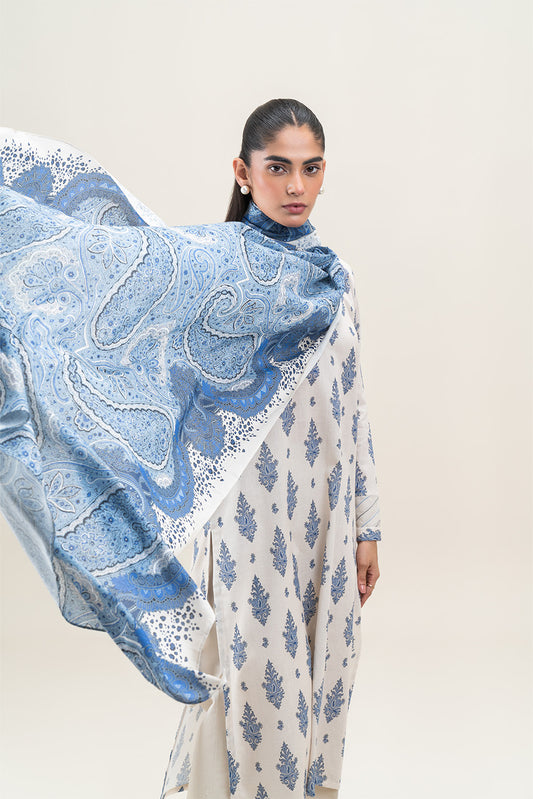 3 PIECE PRINTED LAWN LAWN SUIT-SAPPHIRE PEARL (UNSTITCHED)