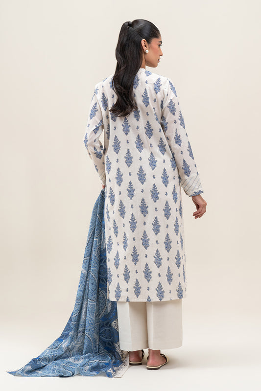 3 PIECE PRINTED LAWN LAWN SUIT-SAPPHIRE PEARL (UNSTITCHED)