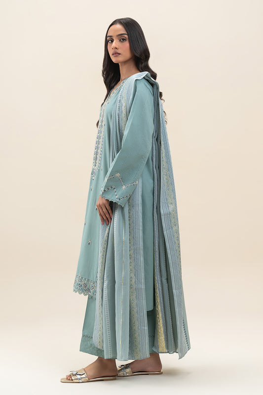 3 PIECE EMBROIDERED LAWN SUIT-TRIBAL AURORA (UNSTITCHED)