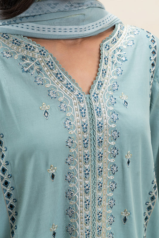 3 PIECE EMBROIDERED LAWN SUIT-TRIBAL AURORA (UNSTITCHED)