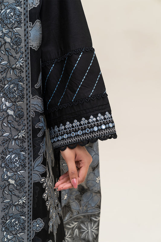 3 PIECE EMBROIDERED LAWN SUIT-RAVEN GRACE (UNSTITCHED)