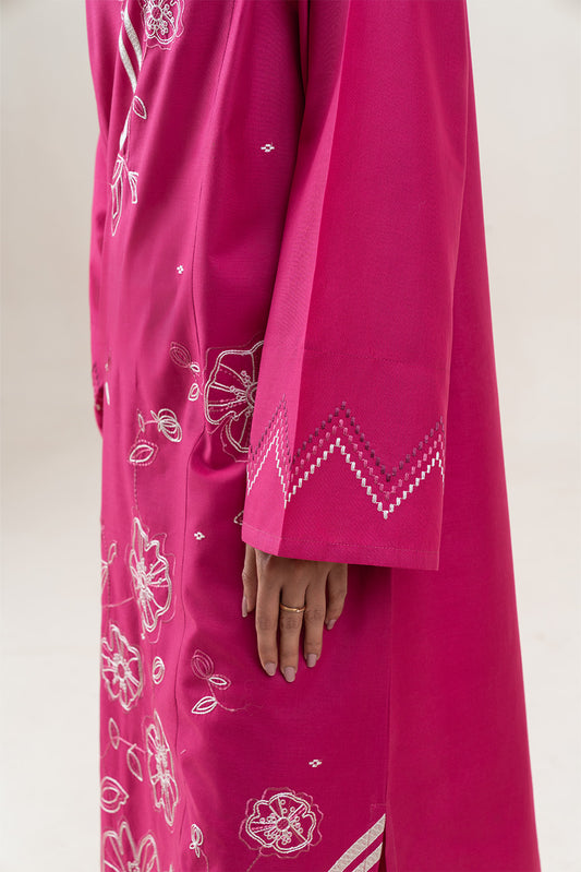 2 PIECE EMBROIDERED LAWN SUIT-FUSCHIA CHARM (UNSTITCHED)