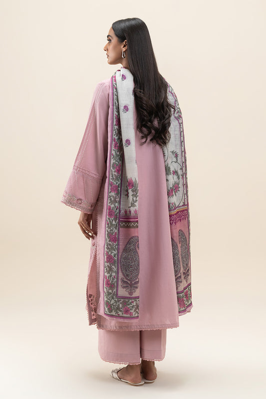 3 PIECE EMBROIDERED LAWN SUIT-DUSK GLAM (UNSTITCHED)
