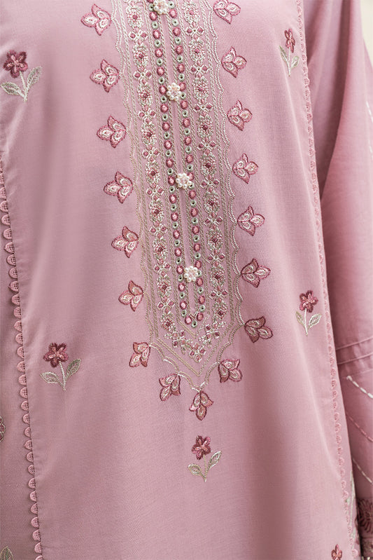 3 PIECE EMBROIDERED LAWN SUIT-DUSK GLAM (UNSTITCHED)