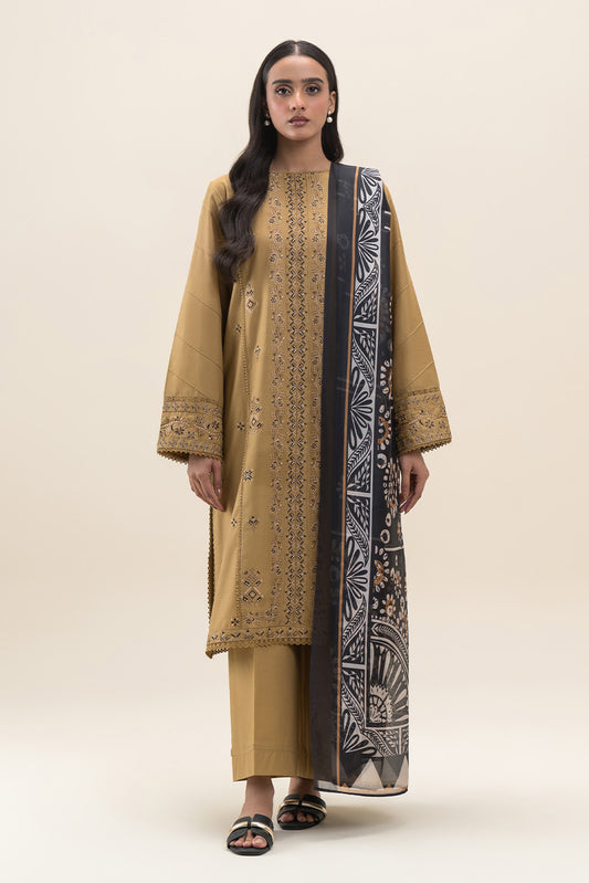 3 PIECE EMBROIDERED LAWN SUIT-SUNNY MOUNTAIN (UNSTITCHED)