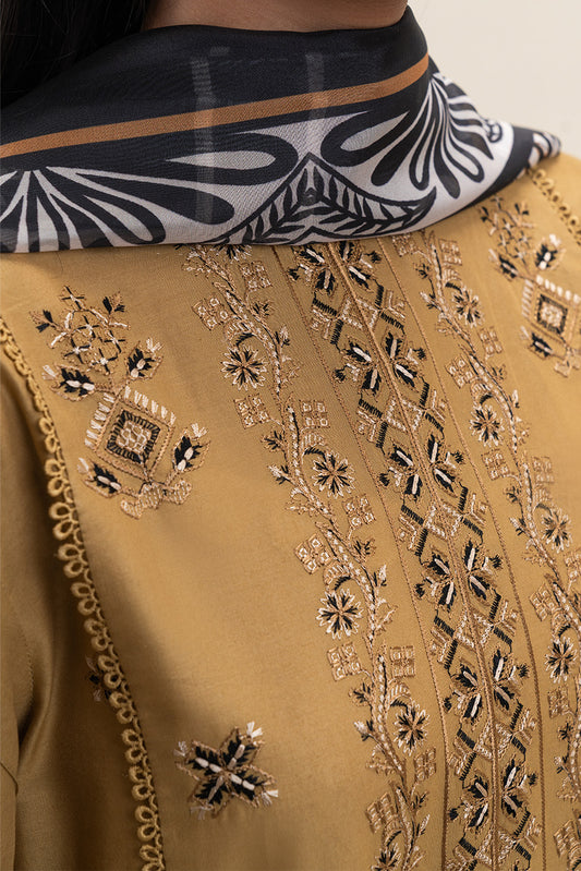 3 PIECE EMBROIDERED LAWN SUIT-SUNNY MOUNTAIN (UNSTITCHED)
