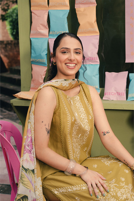 3 PIECE EMBROIDERED LAWN SUIT-MEDALLION DREAM (UNSTITCHED)
