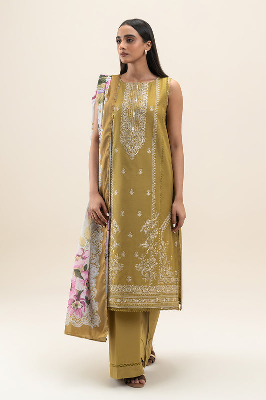 3 PIECE EMBROIDERED LAWN SUIT-MEDALLION DREAM (UNSTITCHED)
