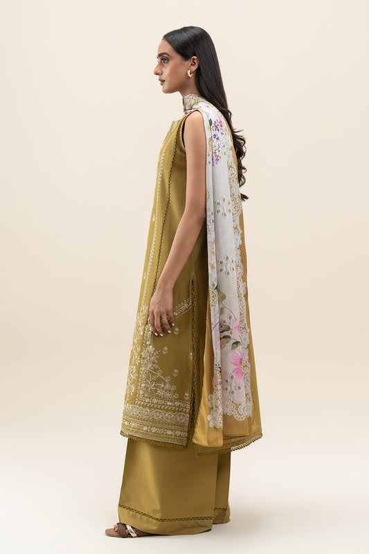 3 PIECE EMBROIDERED LAWN SUIT-MEDALLION DREAM (UNSTITCHED)