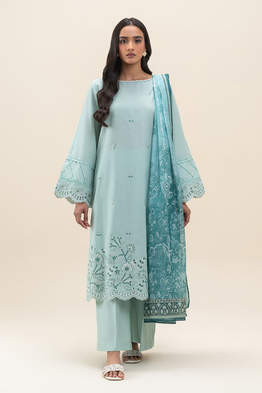 3 PIECE EMBROIDERED LAWN SUIT-VERDANT MEADOW (UNSTITCHED)