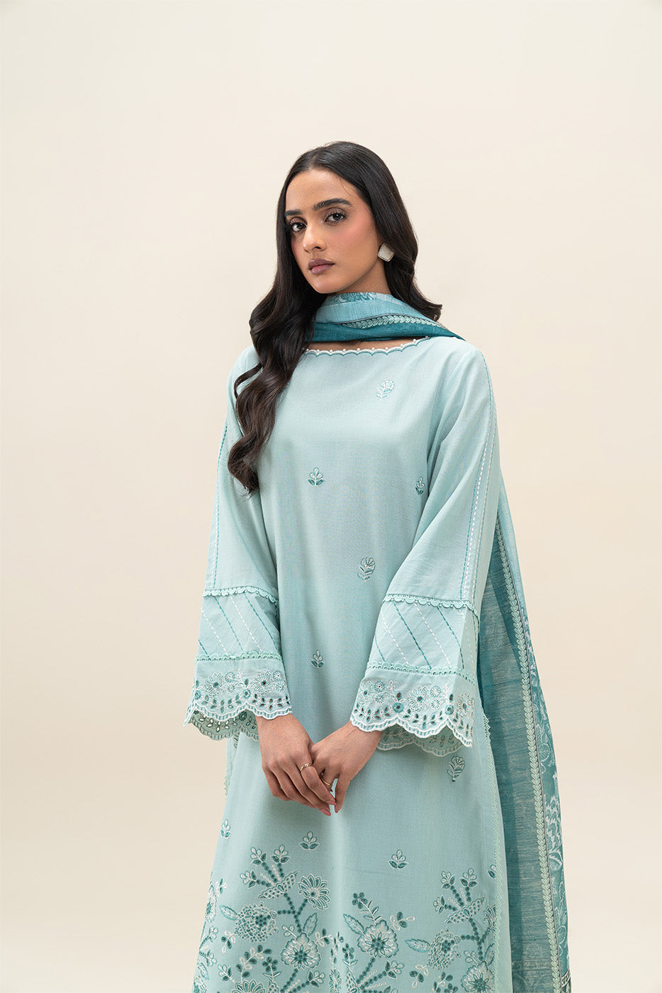 3 PIECE EMBROIDERED LAWN SUIT-VERDANT MEADOW (UNSTITCHED)