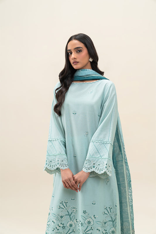 3 PIECE EMBROIDERED LAWN SUIT-VERDANT MEADOW (UNSTITCHED)
