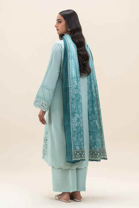 3 PIECE EMBROIDERED LAWN SUIT-VERDANT MEADOW (UNSTITCHED)