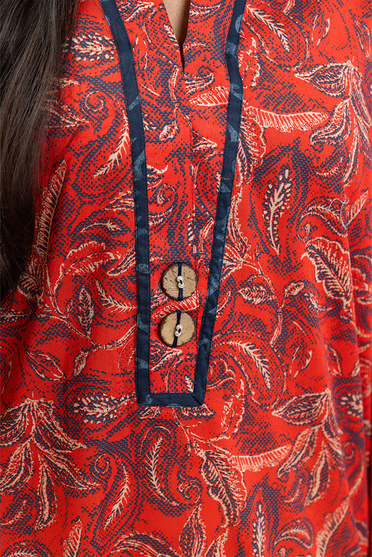 PRINTED LAWN SHIRT (PRET)