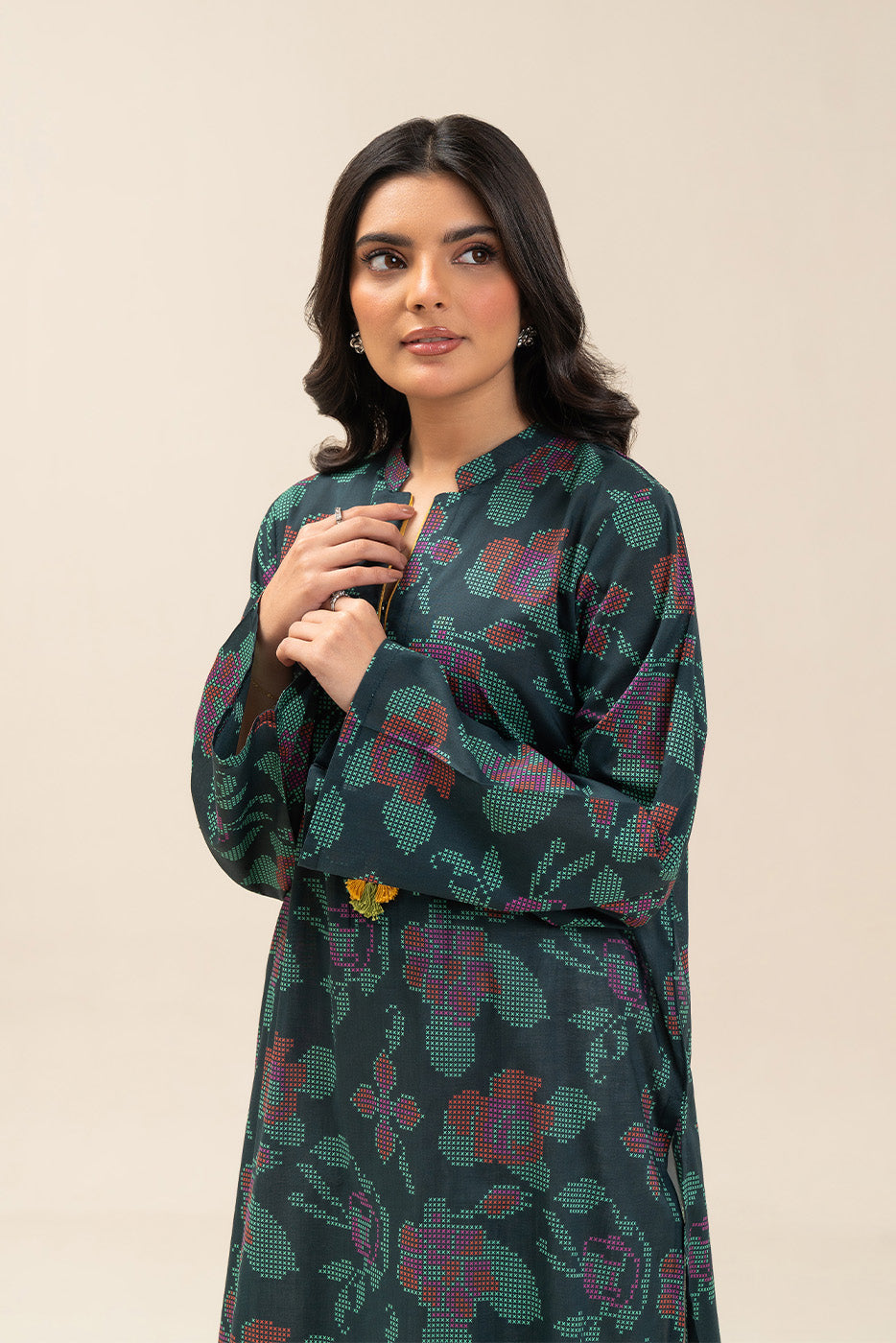 PRINTED LAWN SHIRT (PRET)