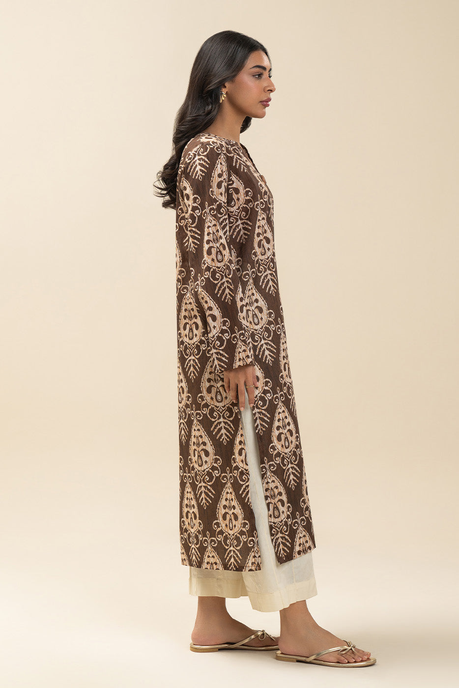 PRINTED LAWN SHIRT (PRET)